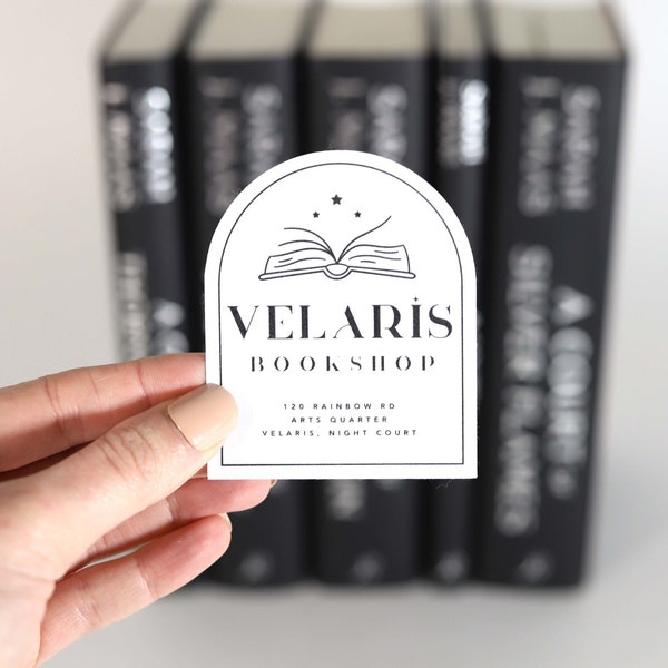 Velaris Bookshop Waterproof Sticker A Court of Thorns and Roses ACOTAR The City of Starlight ACOMAF Officially Licensed