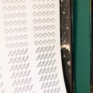 Book Scary Rating Sticker Sheet, Book Thriller rating sticker sheet, Book rating sticker sheet, Ghost sticker sheet, Knife sticker sheet