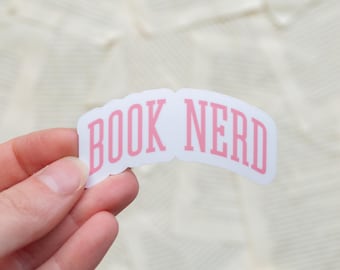 Book Nerd Sticker Bookish Sticker Book Lover Sticker Kindle Sticker Book Sticker Gift for Book Lover Gift for Reader