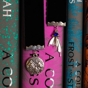 ACOTAR Bookmark Cassian Azriel Rhysand Ribbon Bookmark A Court of Thorns and Roses Bookmark Bat Boys Bookmark 12 inch Bookmark Bookish Gift