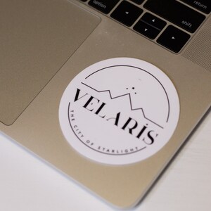 Velaris Sticker A Court of Thorns and Roses Round Rectangular 3 ...
