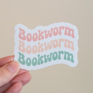 Bookworm Sticker Reader Sticker Bookish Sticker Book Lover Sticker Kindle Sticker Book Sticker Gift for Book Lover Gift for Reader