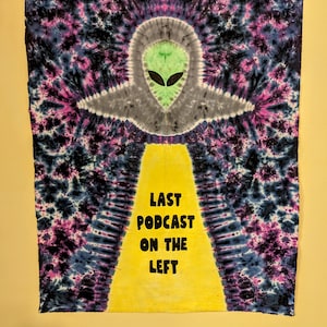 LPOTL Tie Dye Alien Tapestry