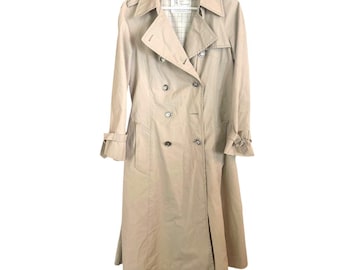 Vintage London Fog Tan Trench Coat 10