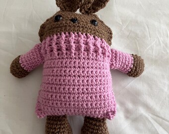 Square Bear/Toy/Doll Crochet Handmade