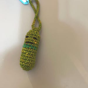 Fidget toys with clip for clicking noise inside, Crocheted, Handmade, Amigurumi