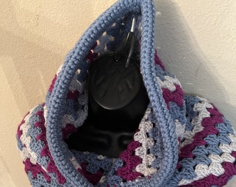 Handmade Crochet Hooded Scarf