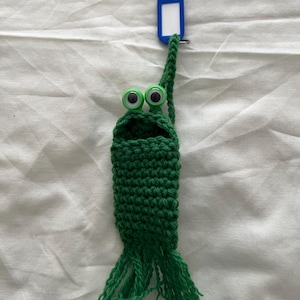 Crochet Yip Yip Keychain, Googly Eyes, Handmade Car Charm