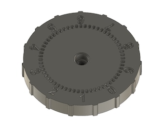 Barista Express 3x Grind Adjustment Dial STL File for Resin printing