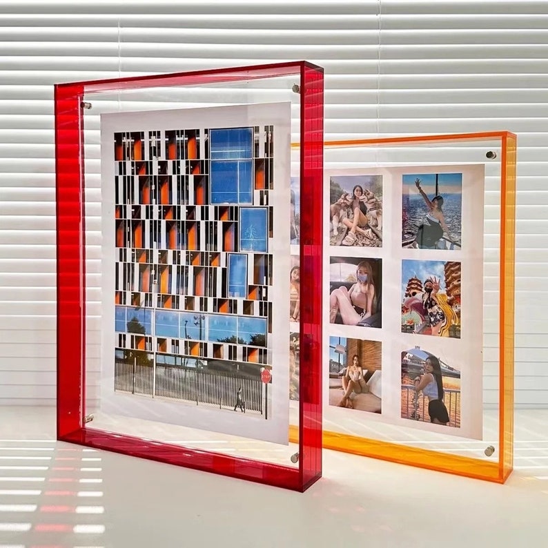 Acrylic Photo Frame / Color Acrylic Frames / Colorful Acrylic Photo