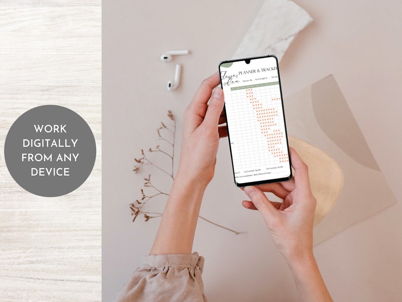 Flower Garden Planner and Bloom Tracker Editable Printable PDF Template