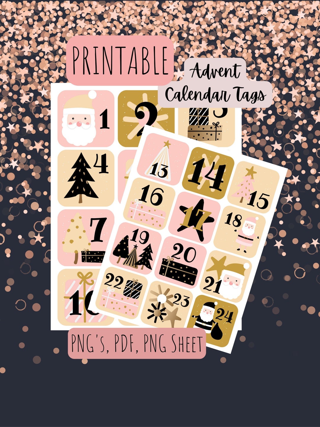 Printable Advent Calendar Numbers - Il 1080xN.4348923861 4jto 