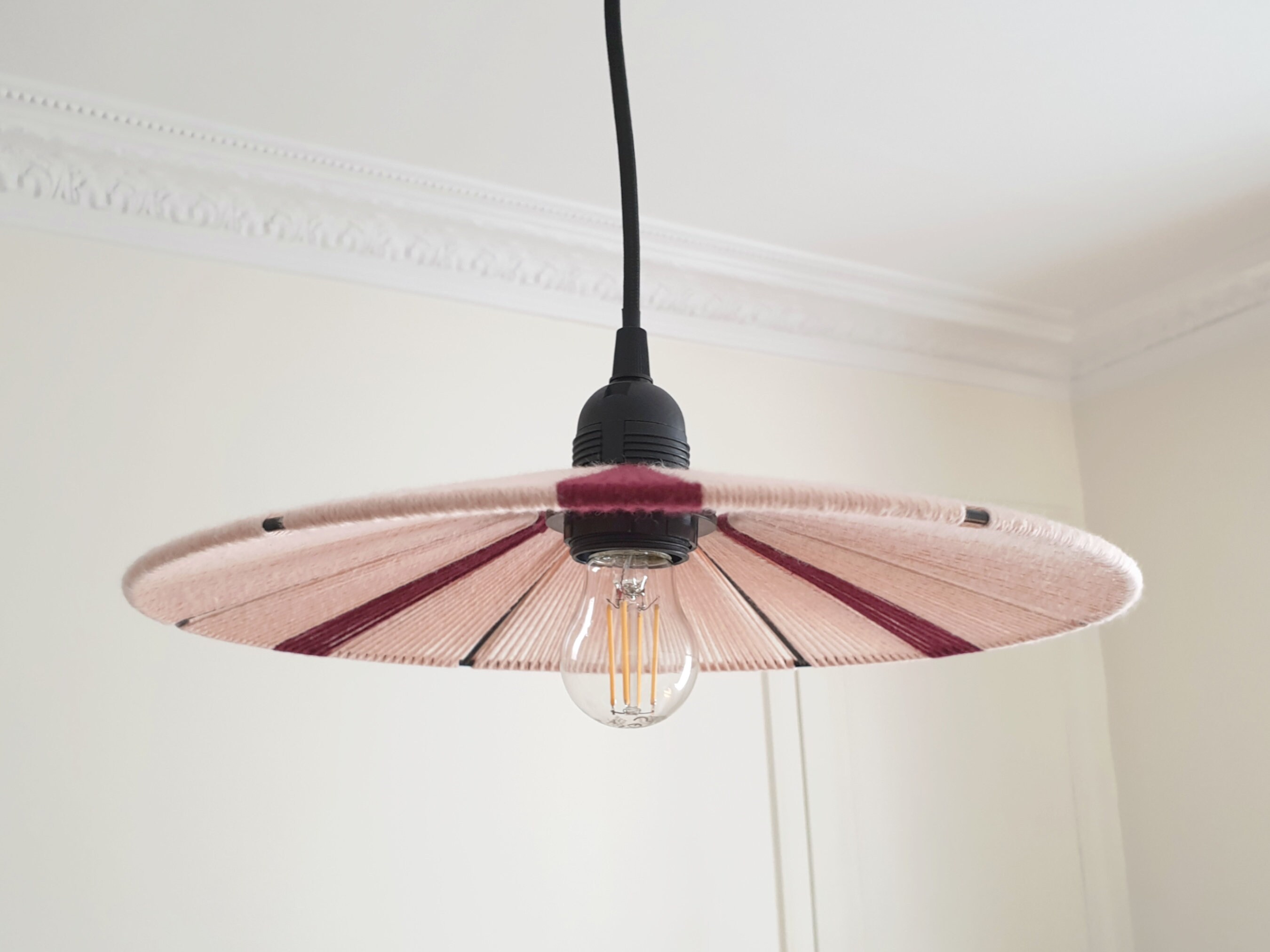 Chinese Hat Shaped Lampshade Pendant 