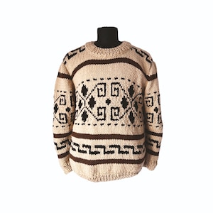 Big Lebowski Sweater Dude style sweater hand knit wool men&#39;s sweater