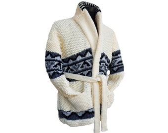 Maglione Starsky con cardigan grosso