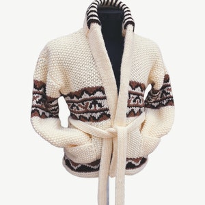 Starsky and Hutch Sweater Handmade Chunky Cardigan Ready to Ship 画像 3