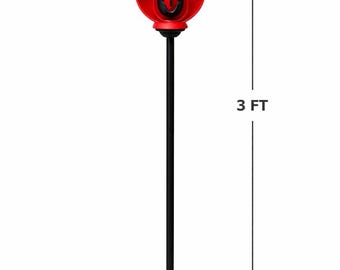 Alastor Demon of Radio Staff Microphone - Cosplay Prop (Full Color) Great Quality.