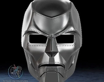 3D Printed Doctor Victor Von Doom Inspired Mask - Cosplay - Halloween