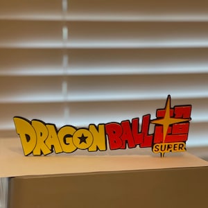 Dragon Ball Super / DBZ 3D Printed Art / Znak wystawowy / Funko