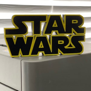 Star Wars 3D Printed Art / Display Sign