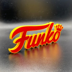 Funko Sign 3D Printed Art / Display Sign / Cake Topper / Funko POP Display image 8