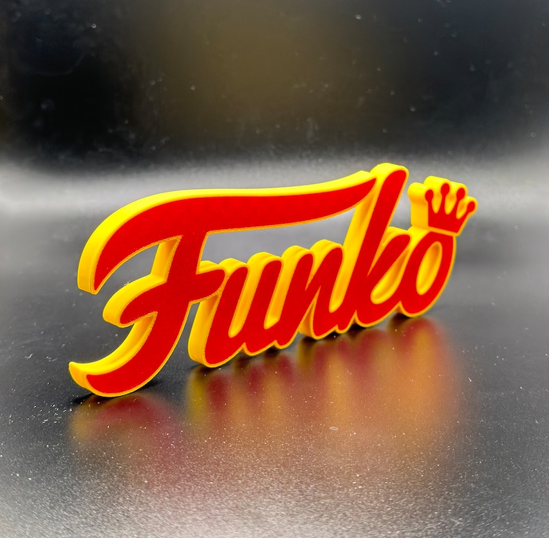 Funko Sign 3D Printed Art / Display Sign / Cake Topper / Funko POP Display image 8