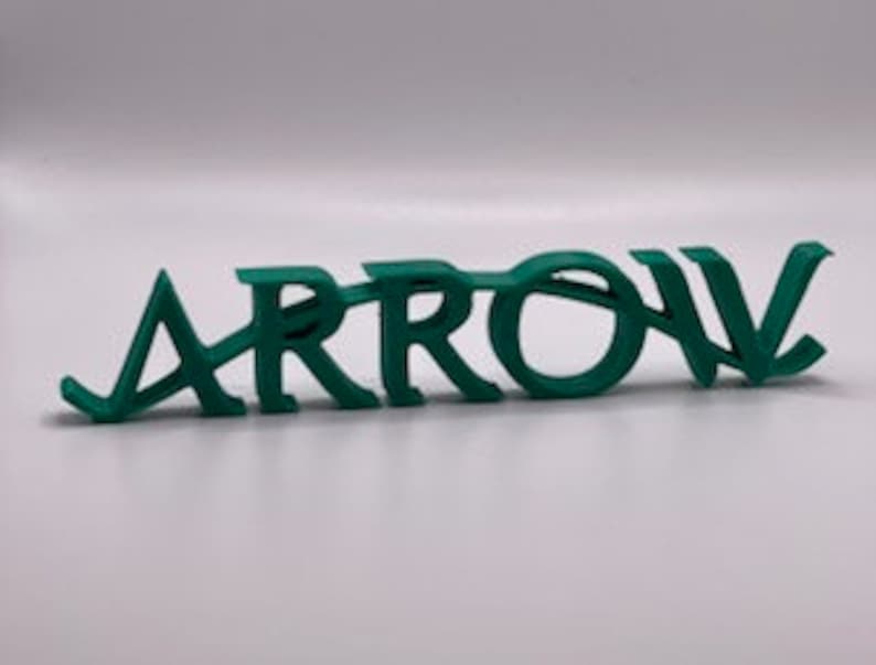 Arrow 3D Printed Art / Display Sign - Etsy