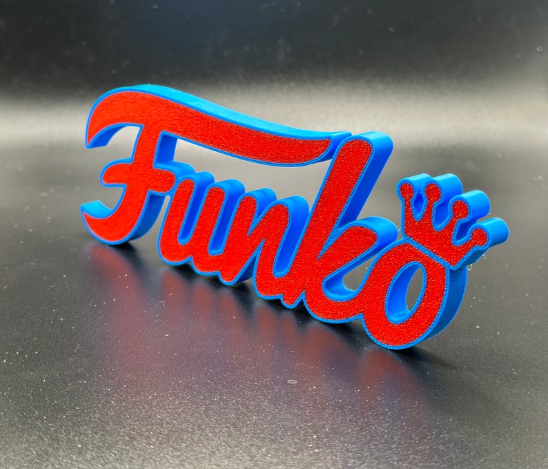 Funko Sign 3D Printed Art / Display Sign / Cake Topper / Funko POP Display image 5