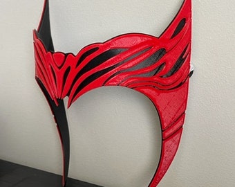 Deluxe - Tiara with Elastic Band /WandaVision Scarlet Witch Headpiece