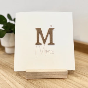 Glückwünsche zur Schwangerschaft l Schwangerschaft verkünden I Karte Mom to be I Geschenk Schwangerschaft