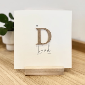 Glückwünsche zur Schwangerschaft I Vaterschaft l Schwangerschaft verkünden I Karte Dad to be I Geschenk Schwangerschaft I Geschenk Vatertag