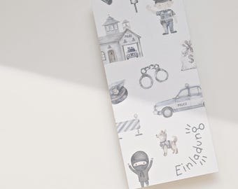 Invitación de cumpleaños infantil I Policía I Tarjetas de invitación para niños I Fiesta de cumpleaños I Set de 5 - 20 I Incluye sobre opcional