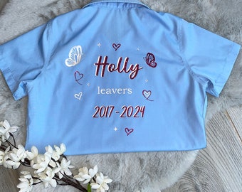 School leavers shirt personalised leavers shirt school leavers gift keepsake primary school leavers