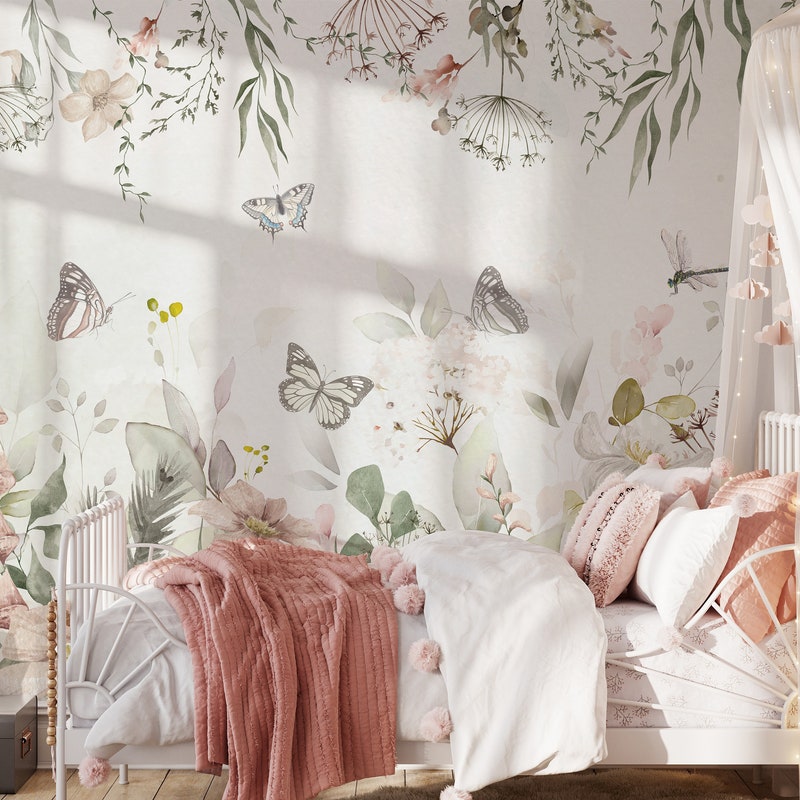 Butterfly Mural - Etsy