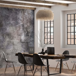 Vintage Textured Wallpaper, Grunge Stylish Concrete Wallpaper, Dark Gray and Bronz Wall Mural, Modern Wall Mural,Peel and Stick, Wall Decor