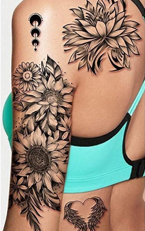 Half Sleeve Tattoo Etsy