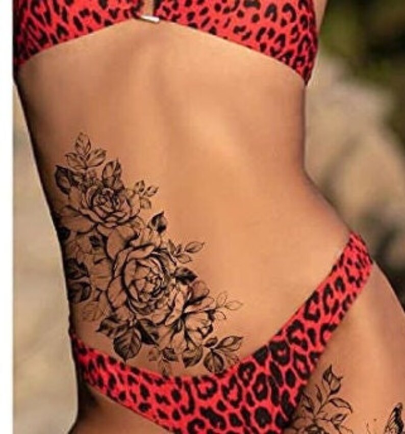 Temporary Tattoo Beautiful Art Vintage Party Body Women Design Arm