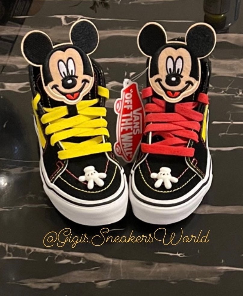 Mickey Mouse Vans - Etsy