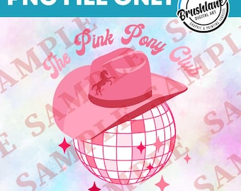 Pink Pony Club/ Digital Download/ PNG ONLY
