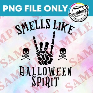 Smells like Halloween spirit Clip art / Digital Download