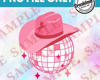 Cowgirl Disco / Digital Download/ PNG ONLY