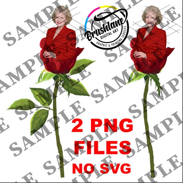 A single Rose / Red Roses/ Golden/ Girls  Valentines Clip art / Digital Download / NO SVG