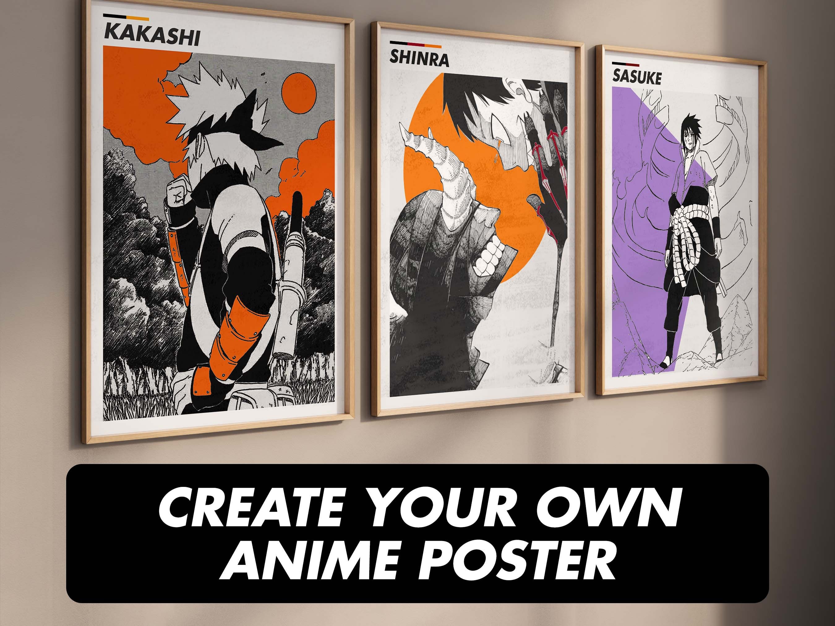 Buy Anime Poster Online In India - Etsy India
