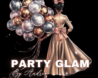 Bronze Event Planner Logo, DIY Customizable Glitter Logo, Event Business, Wedding Planner, Event Planner, Party Planning Logo Template Canva