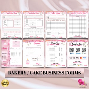 EDITABLE Modern Business Form Templates, Order Tracker Form, Printable Invoice Delivery Note Form, Business Form Small Business Packing Slip