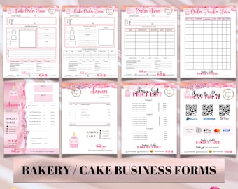EDITABLE Modern Business Form Templates, Order Tracker Form, Printable Invoice Delivery Note Form, Business Form Small Business Packing Slip