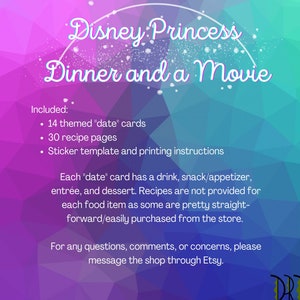 Princess Dinner and a Movie