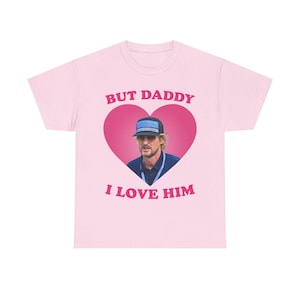 Ich liebe ihn Owenwänson als Pryce Cahill Stick rosa Herz T-shirt