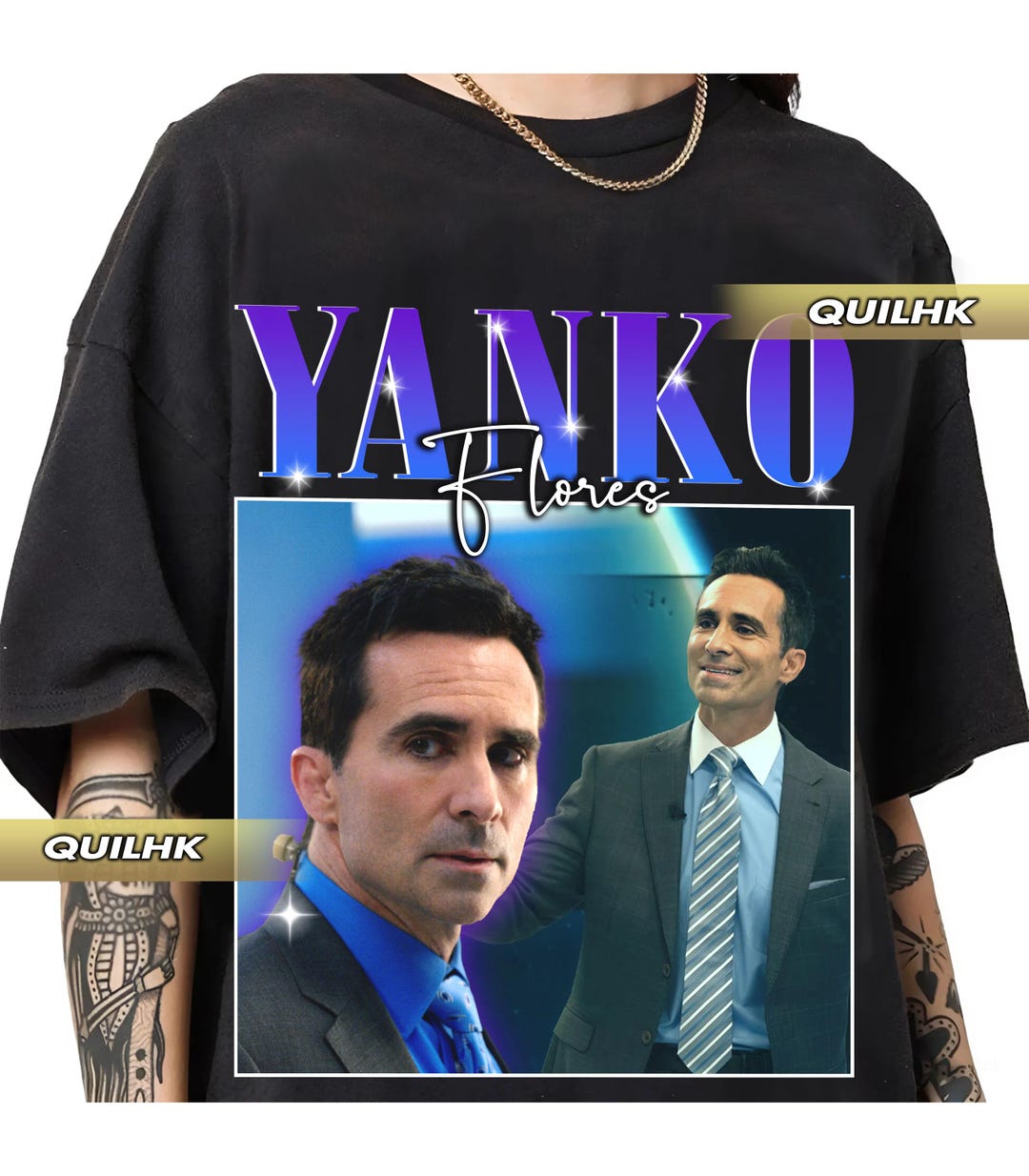 Nestor Carbonell as Yanko Flores the Morning Show Retro Vintage Rap Tee ...