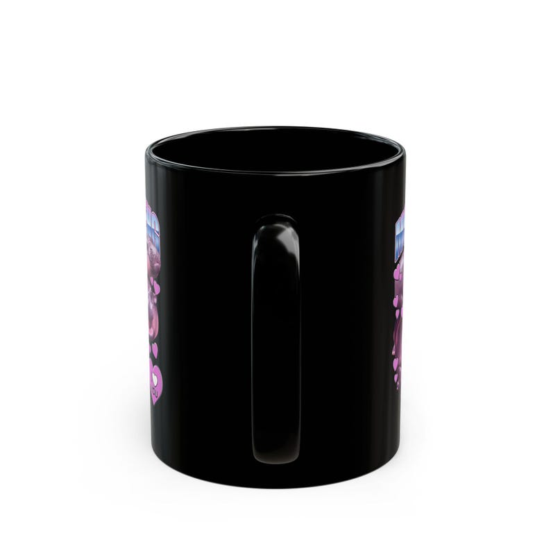 Moo Deng Black Mug 11oz, 15oz Etsy